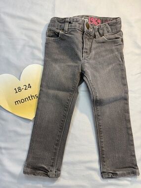 GAP Baby Gray Jeans with adjustable waistband